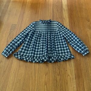 Polo by Ralph Lauren Pintucked Stretch Poplin Blouse